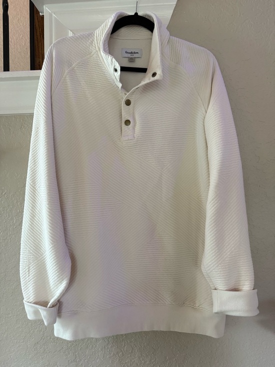 Goodfellow & Co Other - Goodfellow & Co Cream and Black Crewneck Pullover